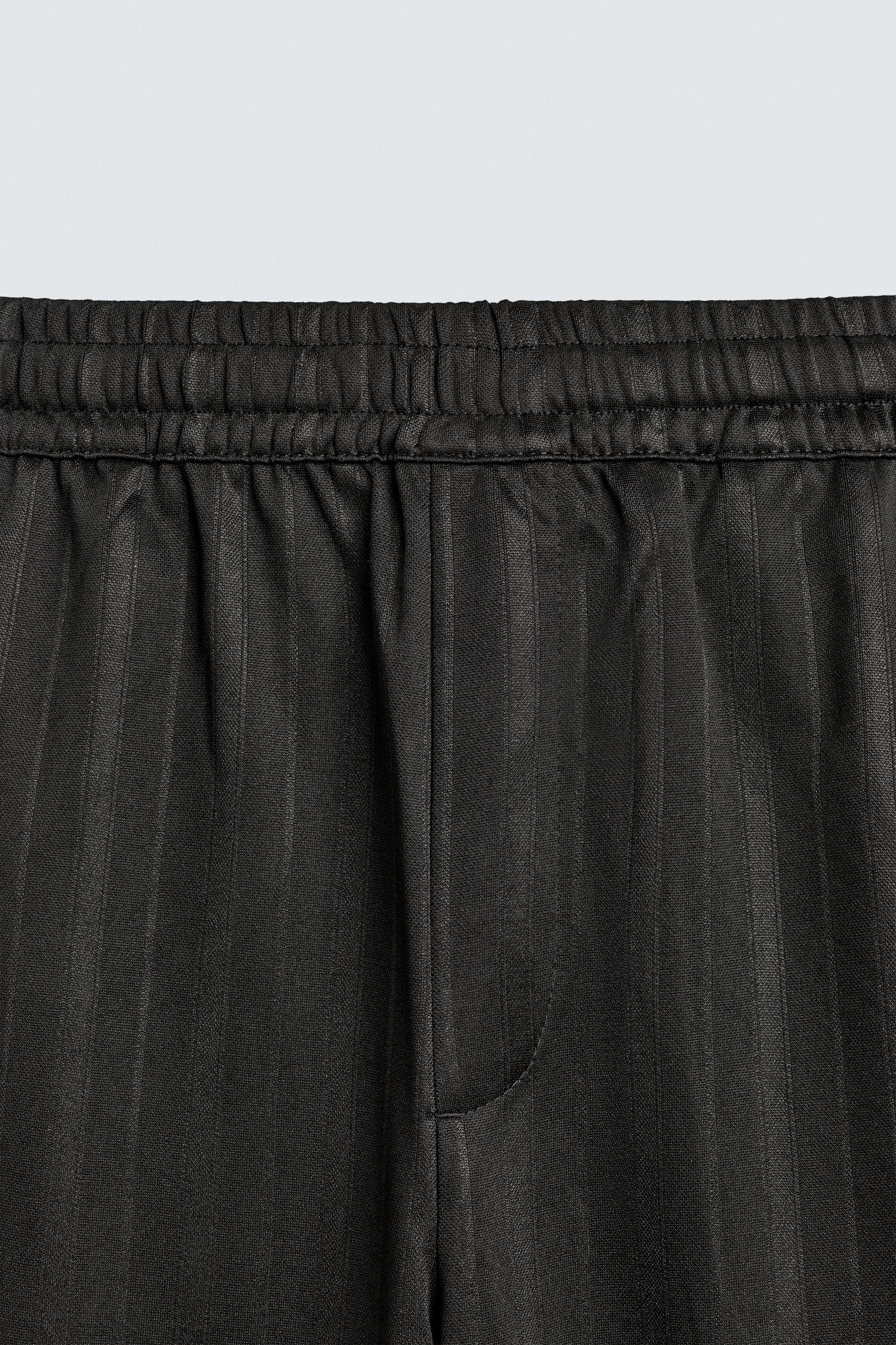 STRIPED JACQUARD JOGGING PANTS